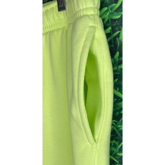Nike Sportswear Club Fleece Liquid Lime Green Jogging Pants BV2671-736 Men's XXL - Picture 4 of 6